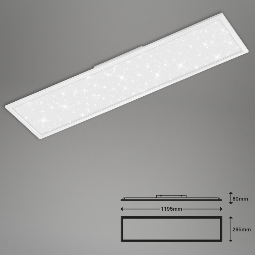 Briloner 7393-016 - Oberflächenmontierbares LED-Panel STAR SKY LED/38W/230V 4000K