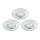 Briloner 8316-039 - SET 3x Dimmbare LED-Einbauleuchte für Badezimmer LED/5,5W/230V IP44