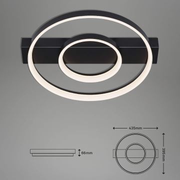 Briloner - Dimmbare LED-Aufbauleuchte FRAME LED/24W/230V