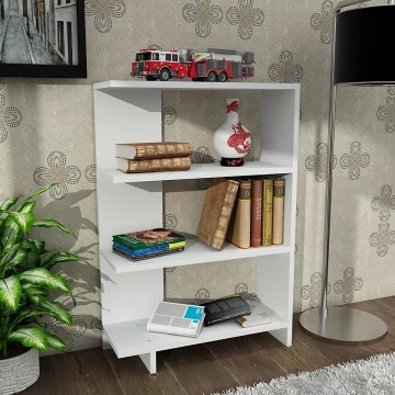 Bücherregal TRILION 90x61 cm weiß