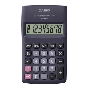 Casio - Taschenrechner 1xLR6 grau