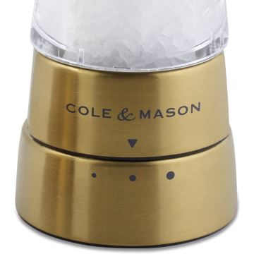 Cole&Mason - Salz- und Pfeffermühlenset DERWENT 2 Stück 19 cm golden