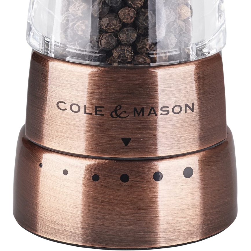 Cole&Mason - Salz- und Pfeffermühlenset DERWENT 2 Stück 19 cm kupfern