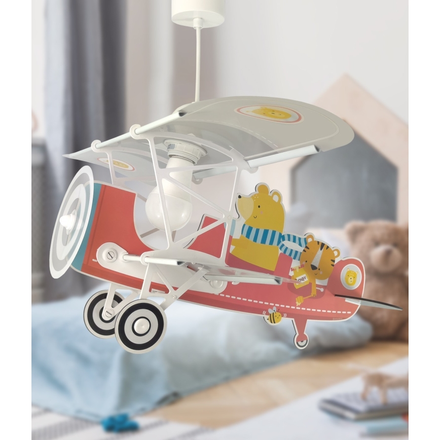 Dalber 54572 - Hängeleuchte für Kinder LITTLE TEDDY 1xE27/15W/230V