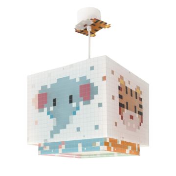 Dalber 63372 - Hängeleuchte für Kinder LITTLE PIXEL 1xE27/15W/230V