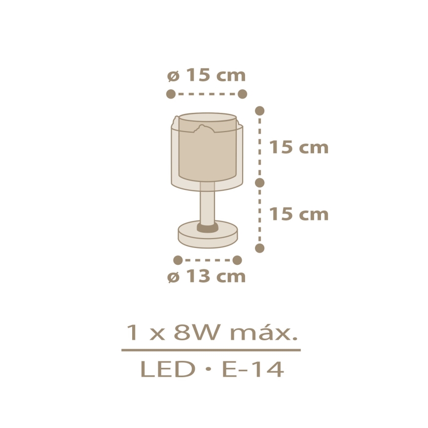 Dalber 76871 - Kinderlampe BABY CHICK 1xE14/8W/230V