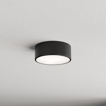 Deckenleuchte für Badezimmer CLEO 1xE27/24W/230V d 20 cm schwarz IP54