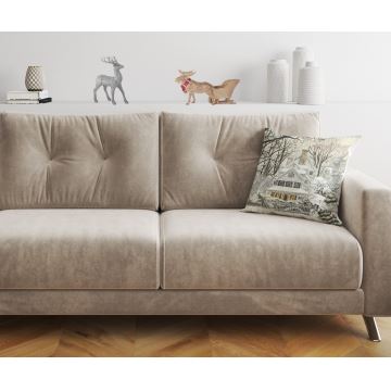 Deko-Kissen 43x43 cm beige