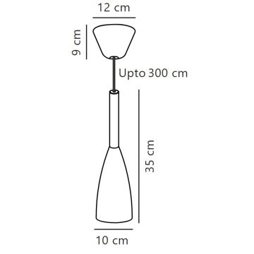 DFTP by Nordlux - Hängeleuchte PURE 1xE27/40W/230V d 10 cm weiß/Walnuss