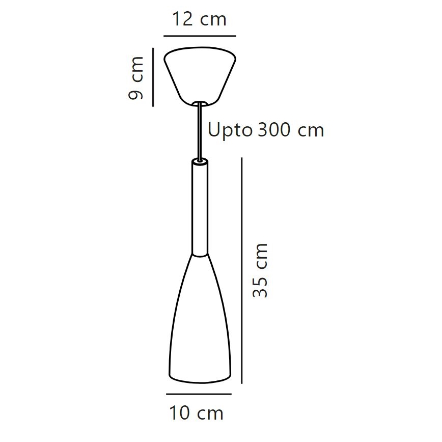 DFTP by Nordlux - Hängeleuchte PURE 1xE27/40W/230V d 10 cm weiß/Walnuss