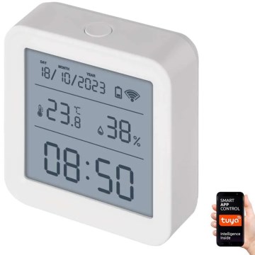 Digitales Smart-Thermometer GoSmart 3xAAA Tuya weiß