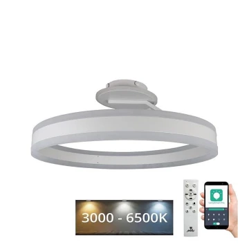 Dimmbare LED-Aufbauleuchte LED/86W/230V 3000-6500K weiß + Fernbedienung