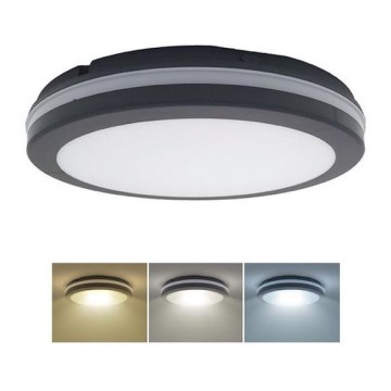 Dimmbare LED-Deckenleuchte für Außenbereiche LED/36W/40W/44W/230V 3000/4000/6500K IP65 schwarz