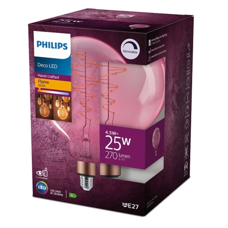 Dimmbare LED-Glühbirne Philips DECO G200 E27/4,5W/230V 1800K