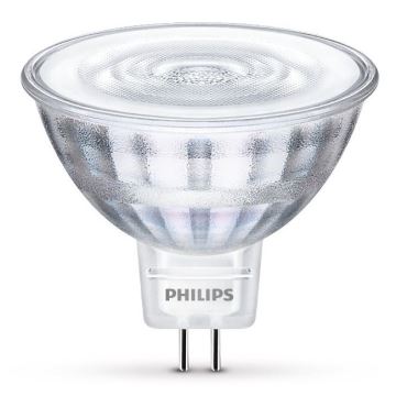 Dimmbare LED Glühbirne Philips GU5,3/MR16/5W/12V 4000K