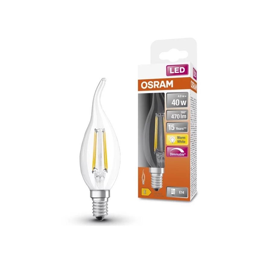 Dimmbare Led Gl Hbirne Vintage E W V K Osram Beleuchtung De