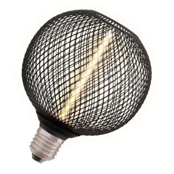 Dimmbare LED-Glühlampe DECOR  FILAMENT G125 E27/3,5W/230V 1800K schwarz - Osram