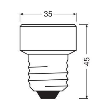 Dimmbare LED-Glühlampe E27/3,5W/230V 2700K - Osram