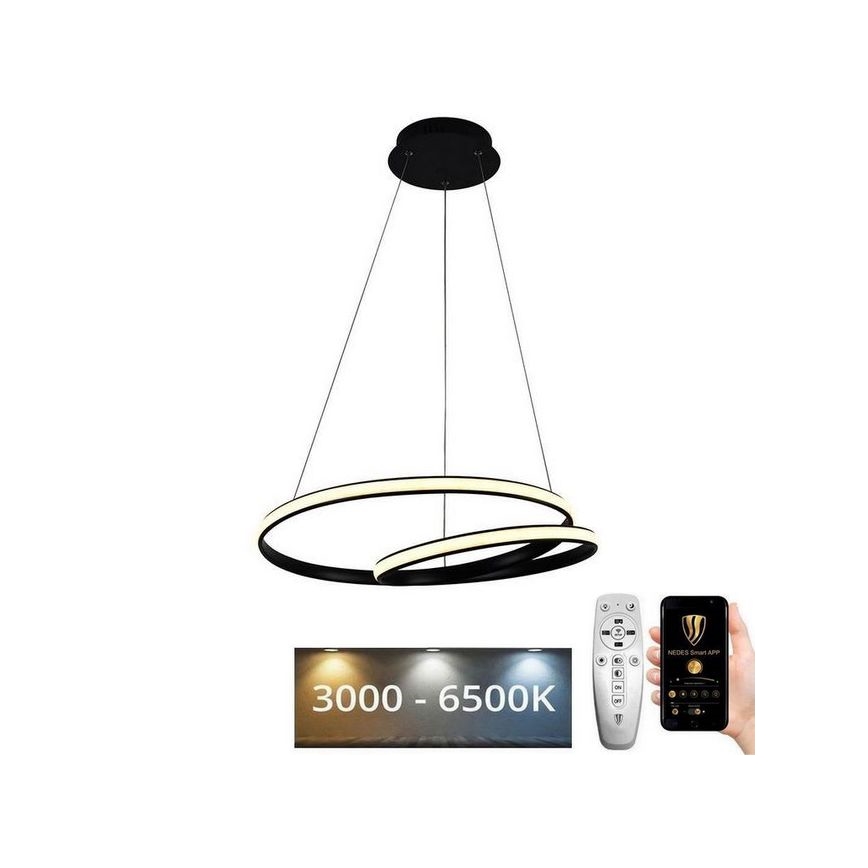 Dimmbare LED-Hängeleuchte an einer Schnur LED/65W/230V 3000-6500K + Fernbedienung