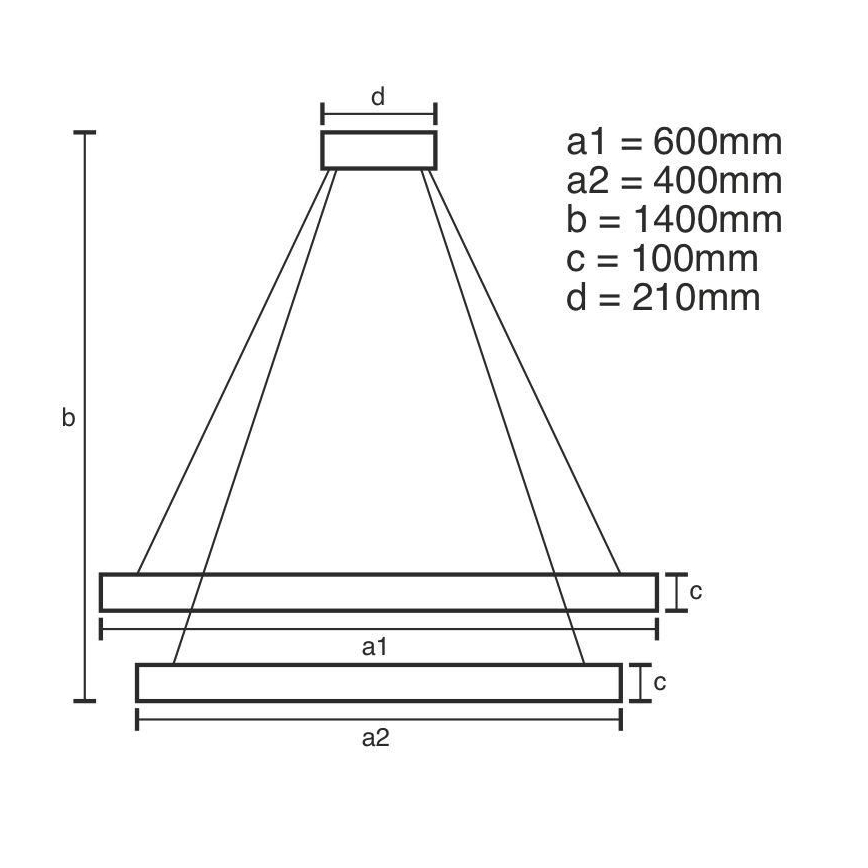 Dimmbarer LED-Kristallkronleuchter an Schnur LED/65W/230V 3000-6500K Chrom + Fernbedienung