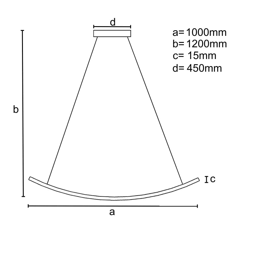 Dimmbare LED-Hängeleuchte an Schnur LED/70W/230V 3000-6500K + Fernbedienung