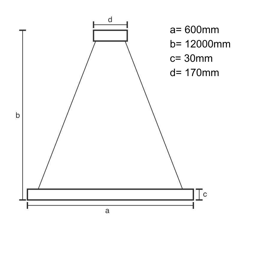 Dimmbare LED-Hängeleuchte LED/75W/230V 3000-6500K + Fernbedienung