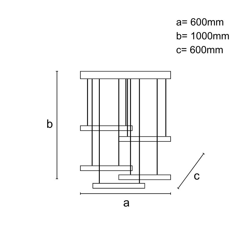 Dimmbare LED-Hängeleuchte LED/75W/230V 3000-6500K + Fernbedienung