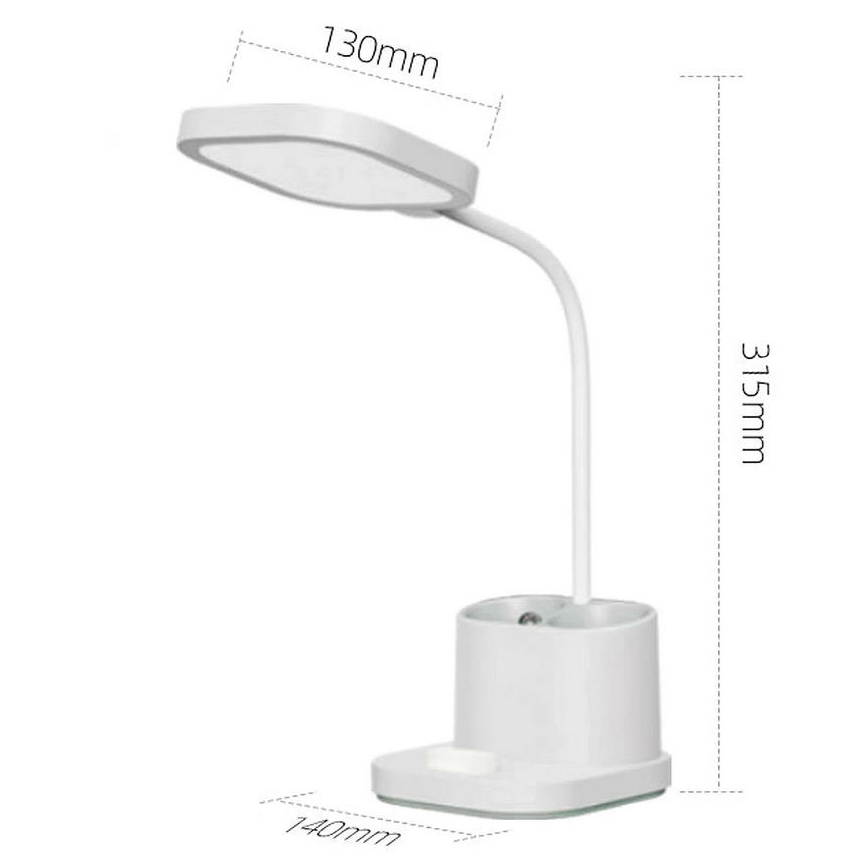 Dimmbare LED-Ladetischlampe mit Halterung und Powerbank LED/5W/5V 2400mAh