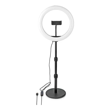 Dimmbare LED-Lampe mit Ständer und Halterung für Vlogging LED/6W/USB 2700-6700K