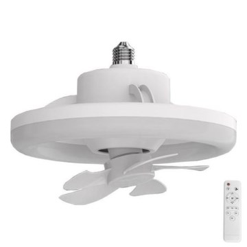 Dimmbare LED-Leuchte mit Ventilator LED/30W/230V 3000-6500K weiß + Fernbedienung