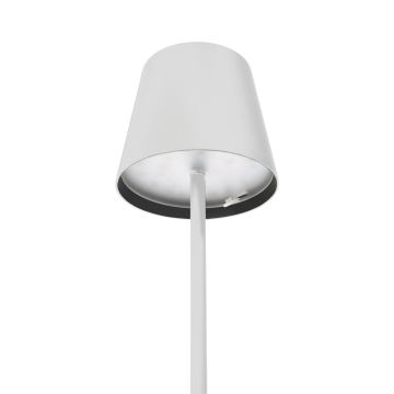 Dimm- und aufladbare LED-Outdoor-Tischleuchte LED/4W/4000 mAh 3000/4000/5500K IP44 weiß