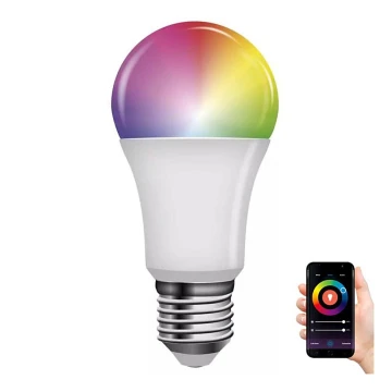 Dimmbare LED-RGB-Glühbirne GoSmart A60 E27/9W/230V 2700-6500K Wi-Fi Tuya