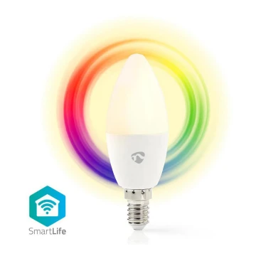 Dimmbare LED-RGB-Glühbirne Smartlife E14/4,5W/230V 2700K