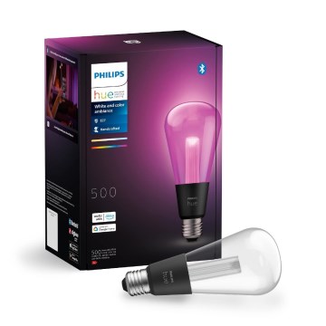 Dimmbare LED-RGBW-Glühlampe Philips Hue White And Color Ambiance E27/6,8W/230V 2000-6500K