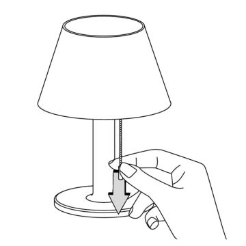 Dimmbare LED-Solarleuchte VIOLA LED/3,7V IP44