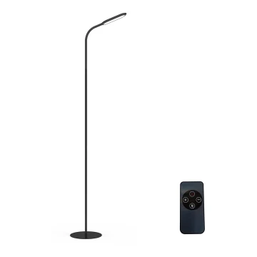 Dimmbare LED-Stehleuchte LED/10W/230V 3000/4000/6000K schwarz + Fernbedienung