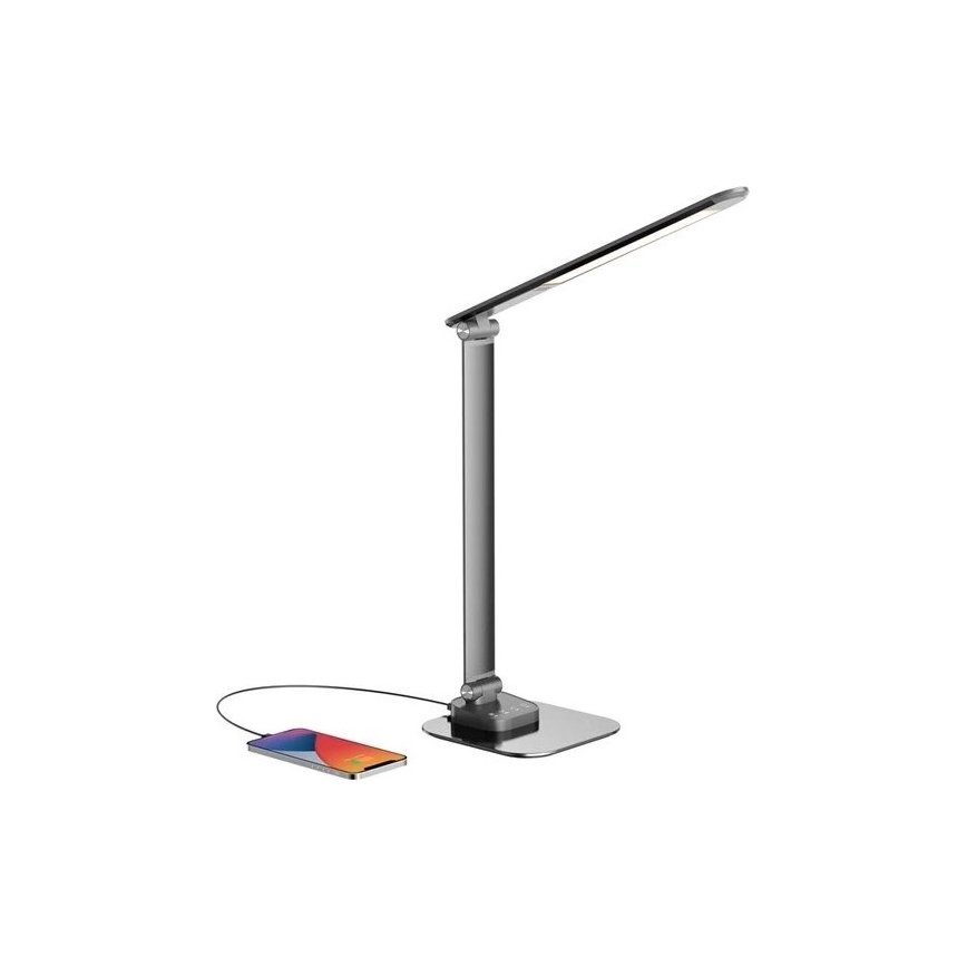 Dimmbare LED-Tischleuchte mit USB LED/7,5W/230V 3000K/4000K/5500K anthrazit