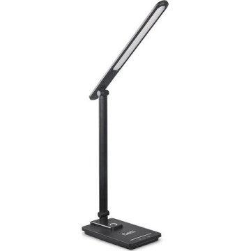 Dimmbare LED-Tischleuchte mit USB LED/9W/230V 3000K/4000K/5500K schwarz