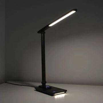 Dimmbare LED-Tischleuchte mit USB LED/9W/230V 3000K/4000K/5500K schwarz