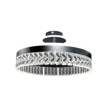 Dimmbarer LED-Kristall-Aufbaukronleuchter LED/75W/230V 3000-6500K Chrom + Fernbedienung