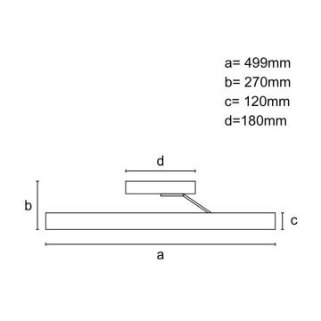 Dimmbarer LED-Kristall-Aufbaukronleuchter LED/75W/230V 3000-6500K weiß + Fernbedienung