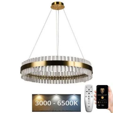 Dimmbarer LED-Kristall-Kronleuchter an Schnur LED/55W/230V 3000-6500K + Fernbedienung