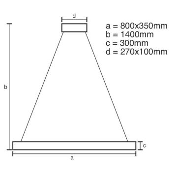 Dimmbarer LED-Kristall-Kronleuchter an Schnur LED/90W/230V 3000-6500K + Fernbedienung