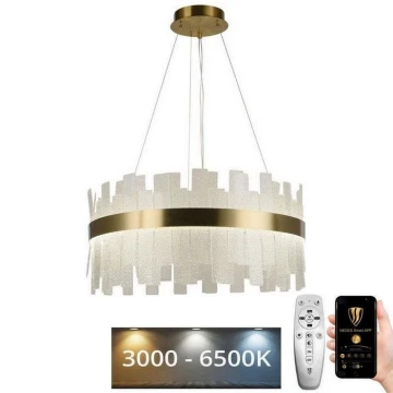 Dimmbarer LED-Kristallkronleuchter an Schnur LED/40W/230V 3000-6500K + Fernbedienung