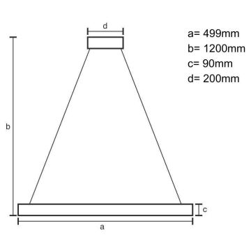 Dimmbarer LED-Kronleuchter an Schnur LED/80W/230V 3000-6500K weiß + Fernbedienung