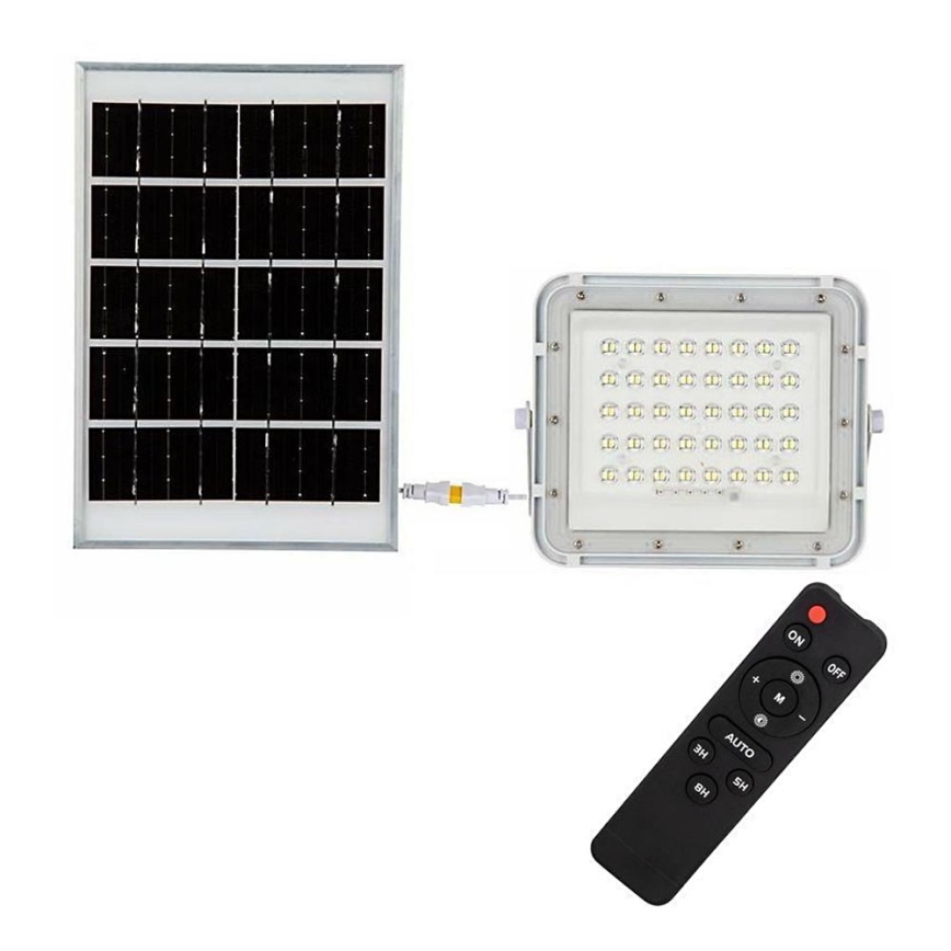 Dimmbarer LED-Solarstrahler für den Außenbereich LED/6W/3,2V IP65 6400K weiß + Fernbedienung