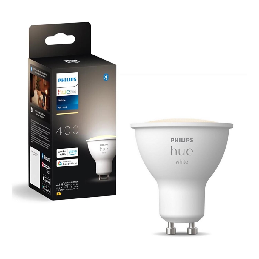 Dimmbares LED-Leuchtmittel Philips Hue WHITE GU10/4,2W/230V 2700K