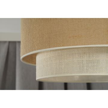 Duolla - Aufbauleuchte YUTE BOHO 3xE27/15W/230V d 60 cm braun/grau