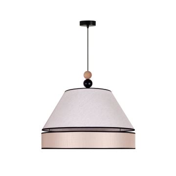 Duolla - Hängeleuchte an Schnur AVIGNON 1xE27/15W/230V d 60 cm beige