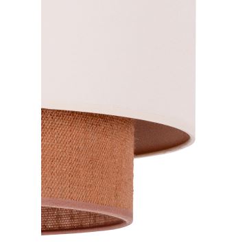 Duolla - Hängeleuchte an Schnur BOHO 1xE27/15W/230V beige/braun